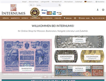 Tablet Screenshot of internumis.at